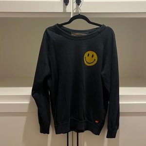 Aviator Nation Smiley Face Crewneck